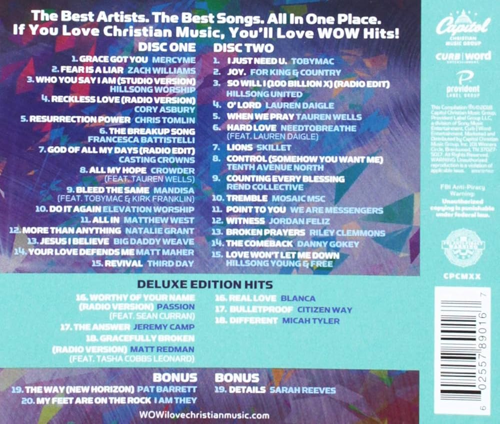 Various Artists - WOW Hits 2019[2 CD][Deluxe Edition